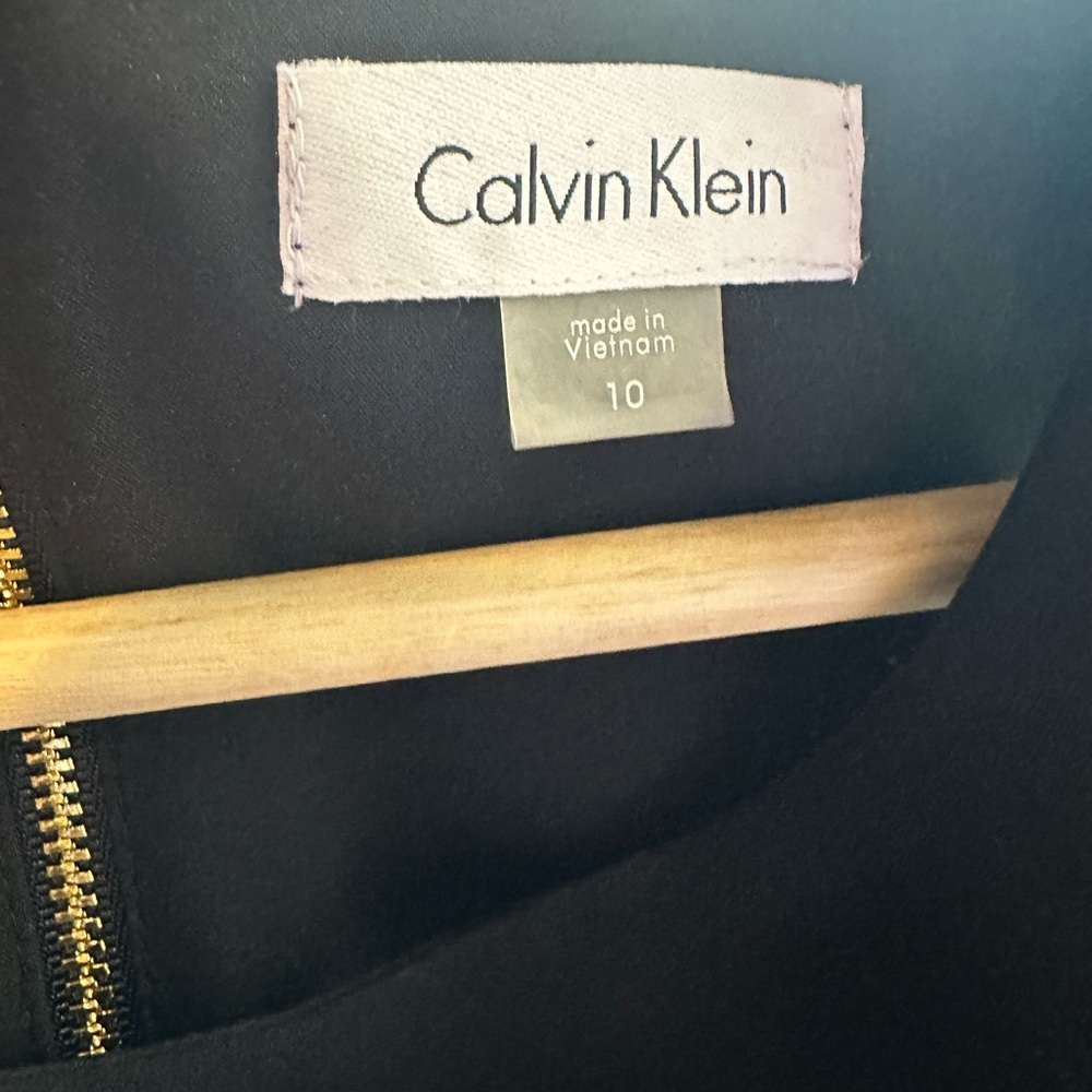 Black Calvin Klein Fit and Flare Dress Womens Size 10 - Picture 12 of 12